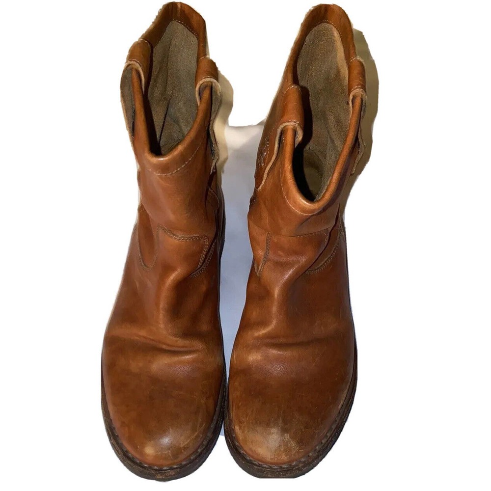 FIORENTINI + BAKER Brown Pull-on Leather Boots Size 36 EU | 3 UK | 6 US